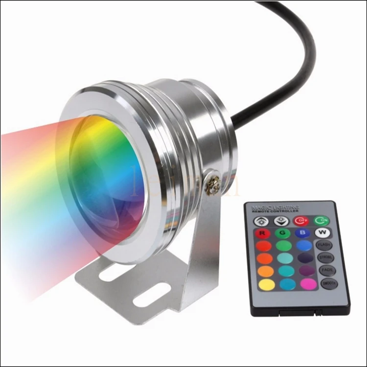 Светодиодный фонтанный светильник RGB 16 цветов 10 Вт 12 В подводный для бассейна