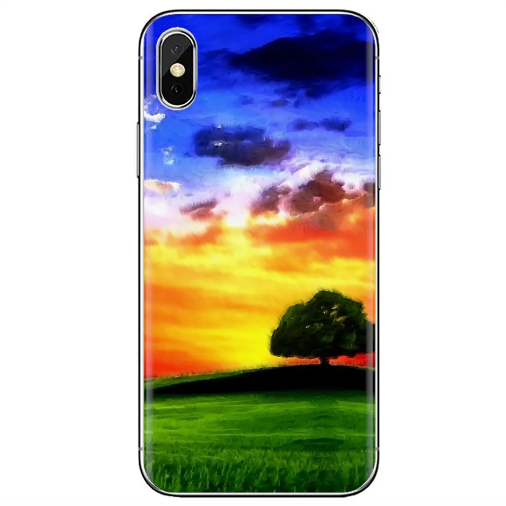 3d Natural Wallpapers Silicone Phone Shell Cover For iPhone 11 Pro 4 4S 5 5S SE 5C 6 6S 7 8 X XR XS Plus Max iPod Touch | Мобильные