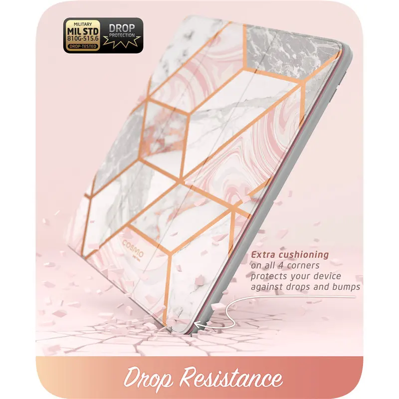 I-BLASON чехол для ipad Air 3, Чехол для ipad Pro 10,5, чехол Cosmo marble Trifold, чехол-подставка с функцией автоматического сна/пробуждения и встроенной защитной пленкой для экрана