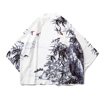

Samurai Haori 2019 New Japanese Style Harajuku Kimono Traditional Clothing Asian Clothes Yukata Men Women Cardigan Jacket