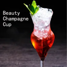 Пивной стеклянный голый женский индивидуальный бокал красоты шампанского креативный коктейльное стекло ручной работы стеклянный барный винный