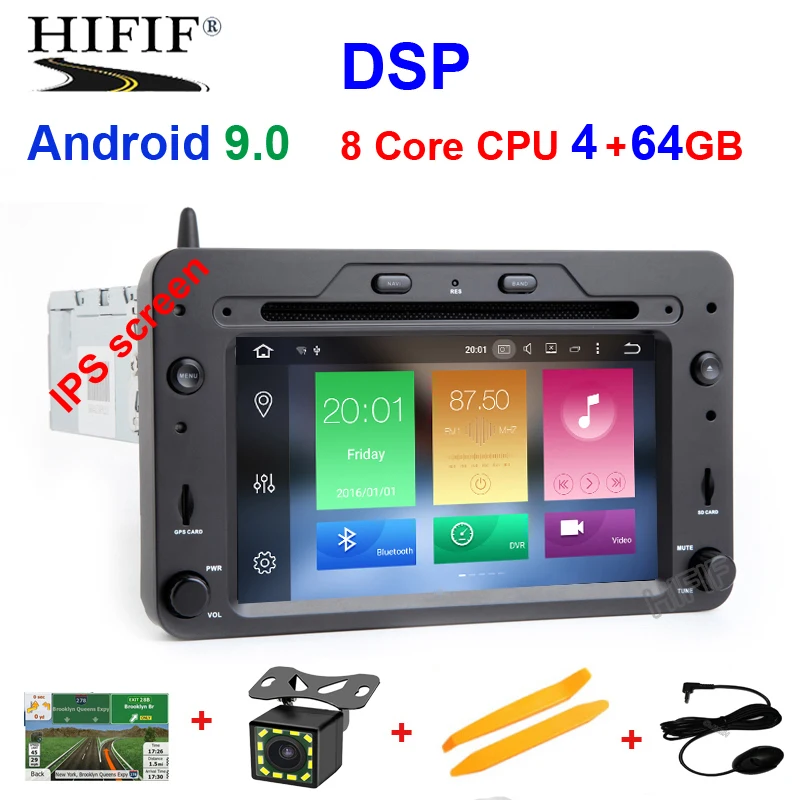 Perfect DSP 6.2 inch Capacitive Touchscreen Pure Android 9.0 OS Quad-Core Car DVD Player GPS for ALFA ROMEO with 3G/WIF/DTV/Radio/BT 0 Perfect DSP 6.2 inch Capacitive Touchscreen Pure Android 9.0 OS Quad-Core Car DVD Player GPS for ALFA ROMEO with 3G/WIF/DTV/Radio/BT 0