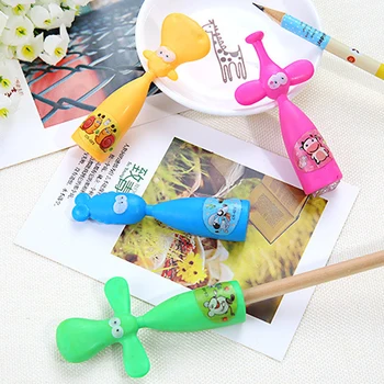 

1Pcs Stationery Ceative Cartoon Animal Pencil Sharpener Student Cute Rubber Pencil Sharpener Color Random Office School Supplies