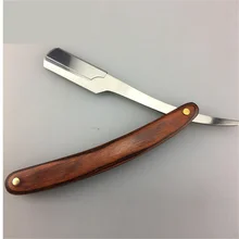 Color Wood Knife Holder Manual Scraper Razor Handle Razor Holder Men Shaving Barber Tools G1105