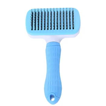

1 Pc Manul Hair Remover Thick Needle Hair Brush Cleaner Portable Hair Brush Practical Hair Cleaner for Pet Cat Dog (Sky-blue)