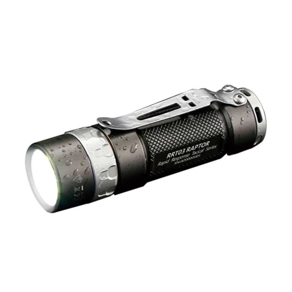 Jetbeam RRT03 1400LM поворотный контроль EDC Фонари тактический переключатель четыре цвета