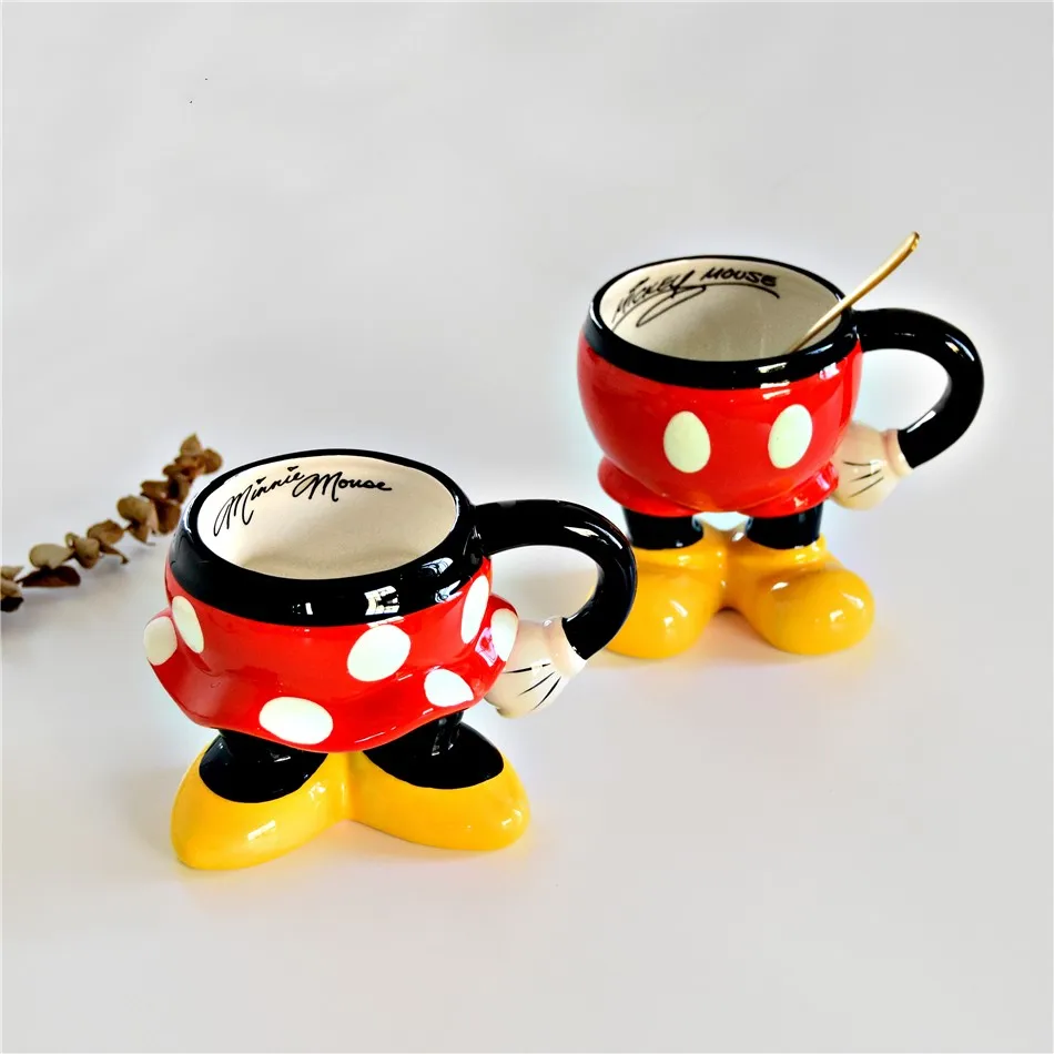 3D керамические чашки и кружки кофейная кружка кофейная чашка с единорогом кофейная чашка путешествия Микки Маус мультфильм чашки и кружки домашние чашки