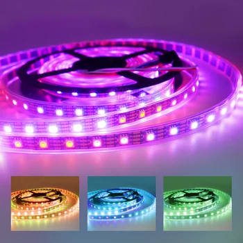 

pixel led strip light 5m/lot WS2815 DC12V 30/60 pixels/leds/m;IP30/IP65/IP67;Addressable Dual-signal Smart led strip tape