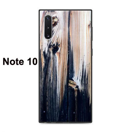 Для samsung Galaxy Note 10 чехол Note10 Pro plus Note10+ задняя крышка полная защита чехол Дерево камень стиль для samsung Note10+ 5G - Цвет: Note 10
