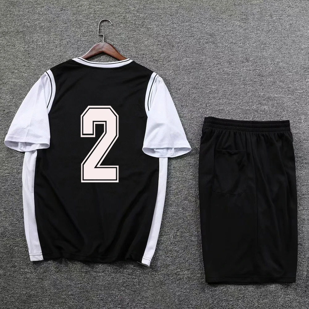 Баскетбольные майки колледжа для мальчиков, комплекты с принтом, номер 23, спортивные костюмы для мужчин, баскетбольная форма, 2 шт., тренировочный костюм для бега, спортивная одежда