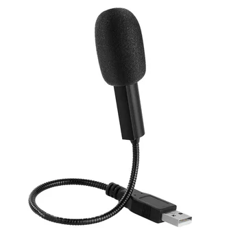 

Wired Flexible Condenser Voice Recording System Laptop Computer USB Speakers Microphone Mini Studio Audio Mic