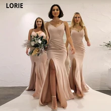 

LORIE Mermaid Evening Dresses Bridesmaid Gowns 2021 Simple Sleeveless Evening Gowns Boho Formal Party Dress Robe De Soiree