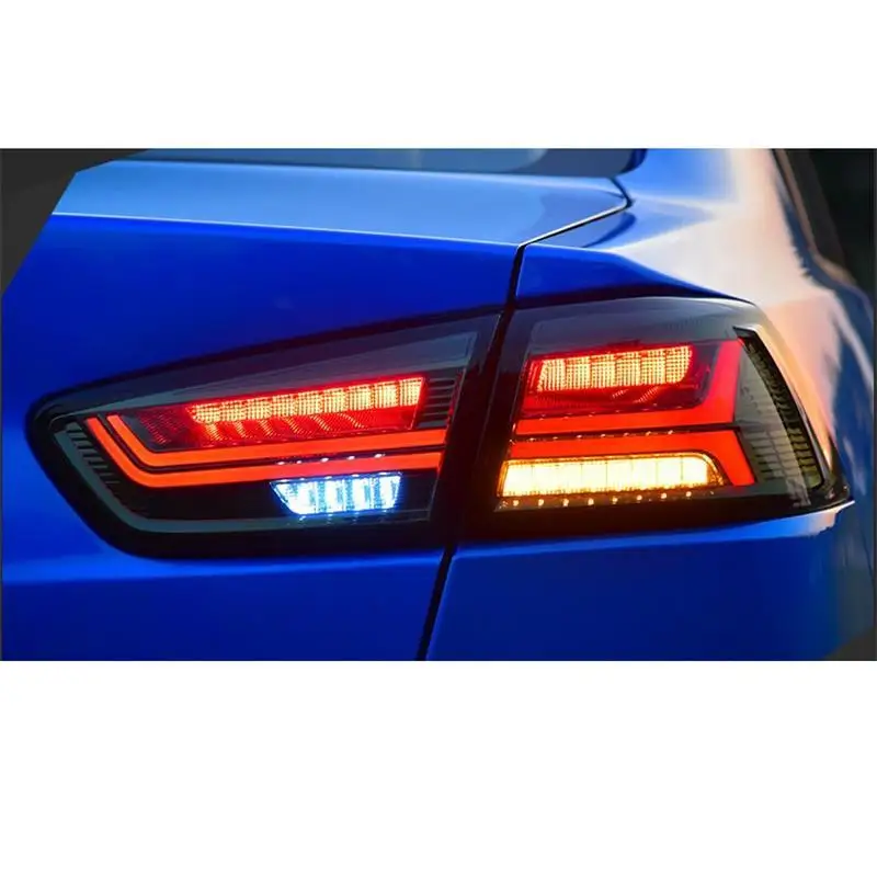 Automovil Luces Led Para Авто Стайлинг дневные ходовые фары Задние Автомобильные фары в сборе 17 18 для Mitsubishi Lancer-ex