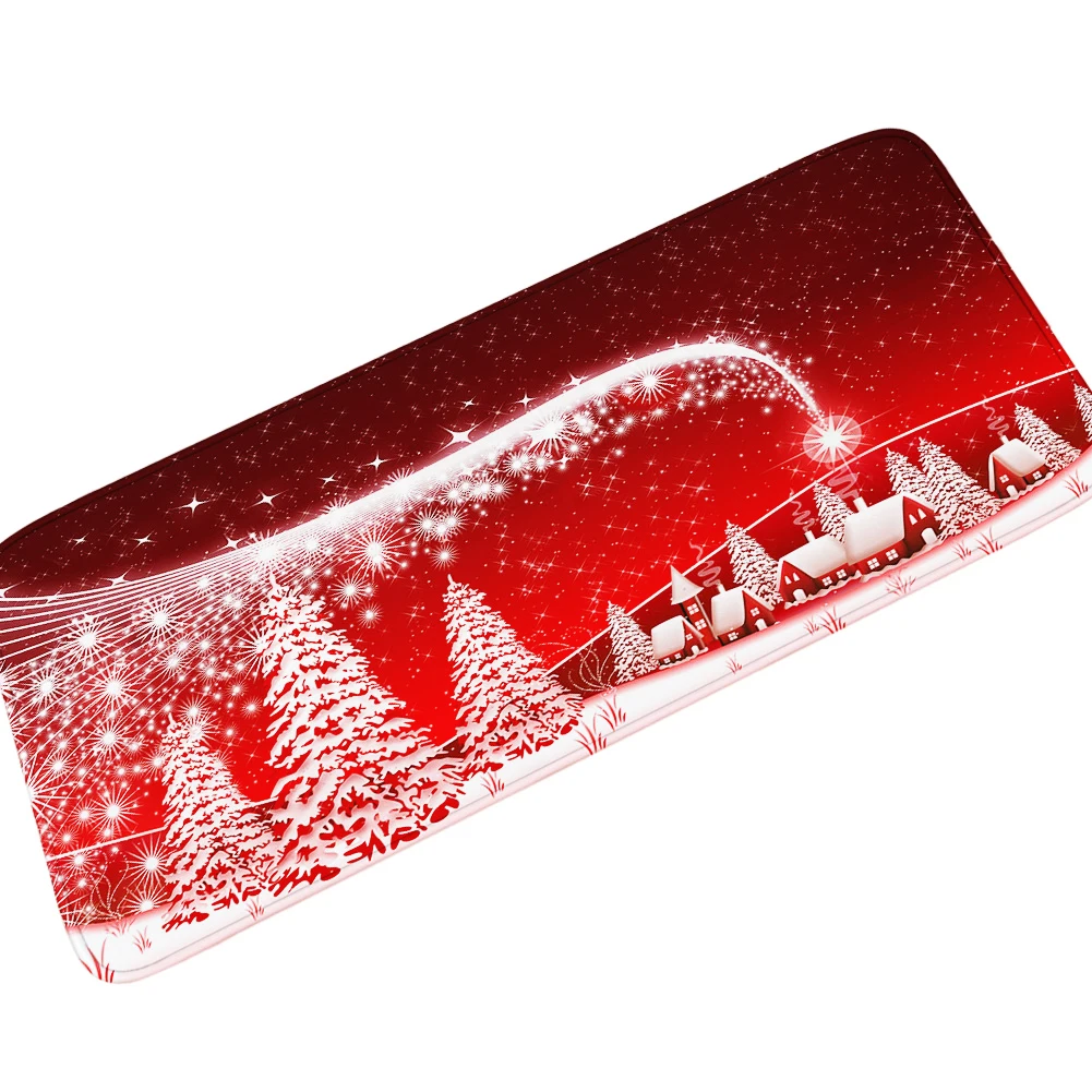 Zeegle коврик с рождественским дизайном для декора прихожей, кухонный длинный ковер, ковер для гостиной, впитывающий мягкий ковер, Противоскользящий коврик для ванной комнаты