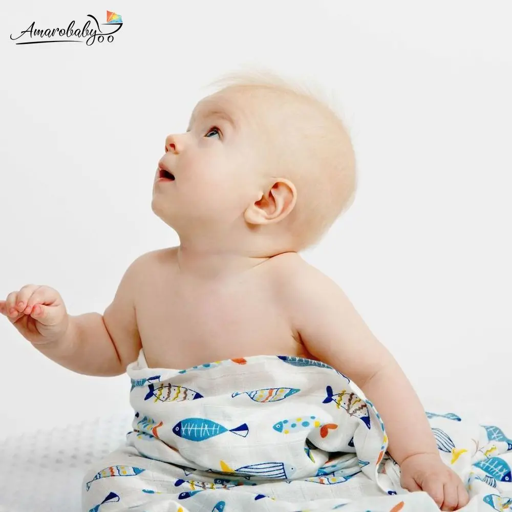 Пеленка муслиновая Amarobaby Arcobaleno 125х115