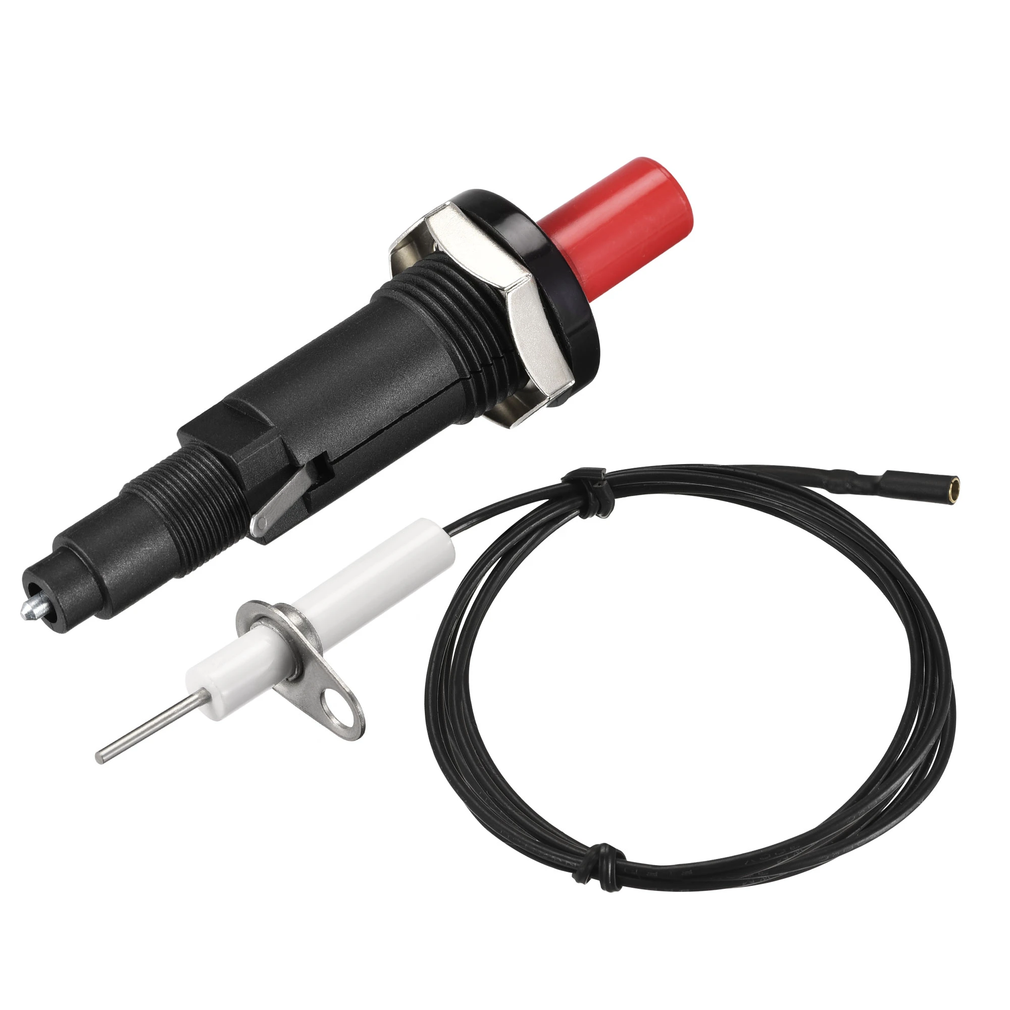 Cable 1000mm Gas Grill Push Button Igniter Universal Piezo Spark Ignition Kit