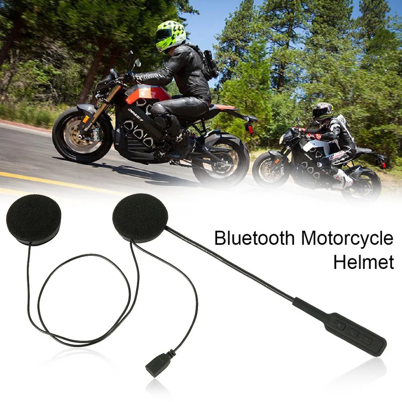 Мотоциклетный шлем Bluetooth гарнитура мягкие удобные Встроенный микрофон Анти