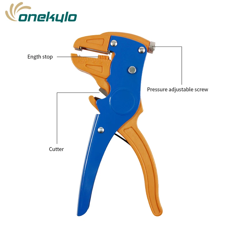 

free shipping High Quality Self-adjusting Stripper Automatic wire stripping range 0.25-2.5mm2 Insulation Handheld Tool Cutter