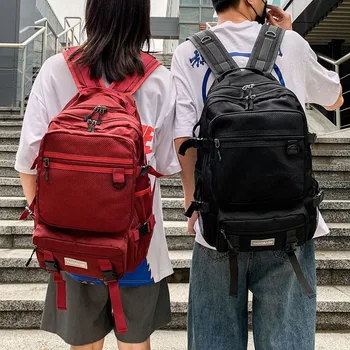 

HOCODO Large Capacity Travel Backpack Women Waterproof Nylon Backpack School Bags For Teens Unisex Multi-Pocket Shoulder Bag Sac