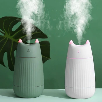 

Cat Shape Humidifier Ultrasonic Essential Oil Diffuser USB 200ML Aromatherapy Air Purifier for Home Car Freshener Mist Maker