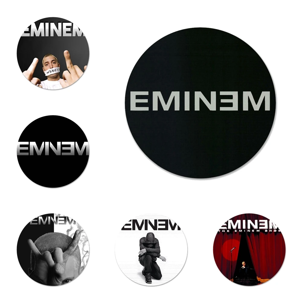 Rapper Eminem Badge Brooch Pin Accessories For Clothes Backpack Decoration gift