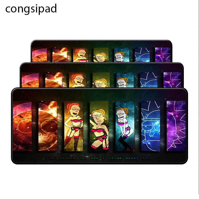 900*400mm Funny Anime great lock edge Mousepad rubber Game mat computer Mouse pad for optical laser