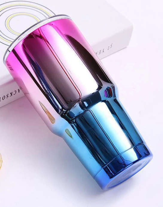25pcs/lot Stainless Steel Tumbler 30 oz with Splash Proof Sliding Lid- Double Wall Vacuum Insulated Large Travel Coffee Mug