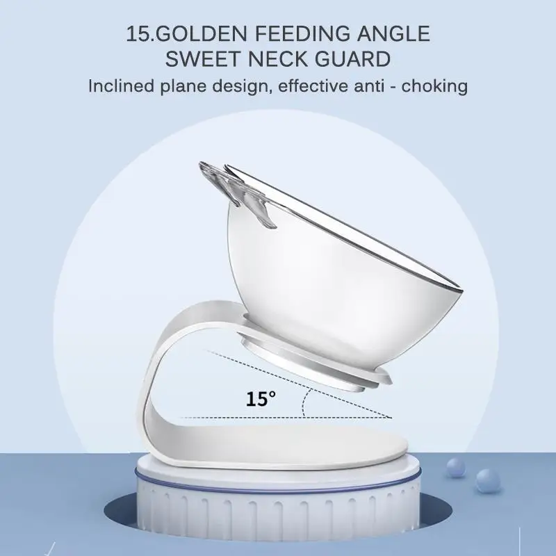 High Quality Single Bowl High Rack Pet Food Drinking Bowl Cat Dog Feeder Pet Feeding Pet Non-Slip Bowl