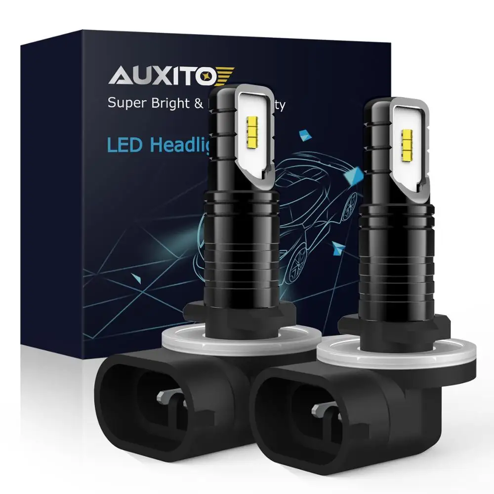 Светодиодные лампы для автомобильных противотуманных фар 2 шт. H27 Led 881 880 H27W H27W/1