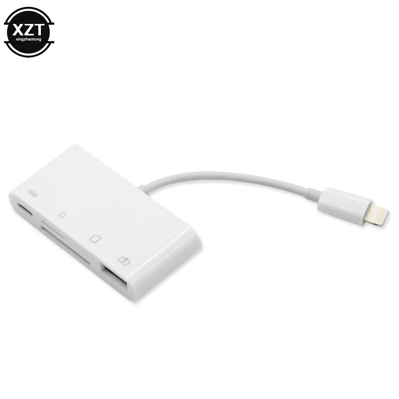 4 в 1 мобильный телефон OTG кабель адаптер конвертер зарядное устройство Lightning к Usb для IPhone X 8 7 IPad