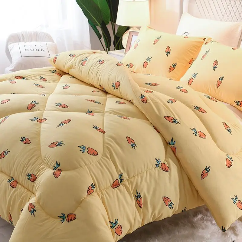 New Style Patchwork Comforter Quilt Twin-king Size Thick And Warm Quilt Duvet Home/hotel Bedding Luxury Printed Winter Blanket - Цвет: Бургундия
