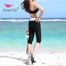 Купальные шорты для женщин Бикини плавки Капри купальники для фитнеса плавки для серфинга спортивные шорты для спортзала леггинсы плюс размер 3XL