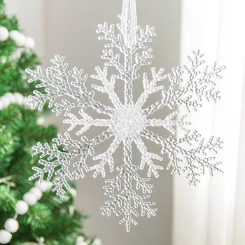 

Snowflake Ornaments Charm Xmas Tree Hanging Drop Decor Christmas Decor m