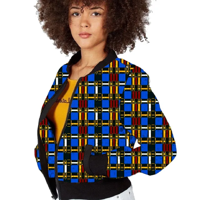 Fego African Baseball Jacket  Print Coat - Image 4