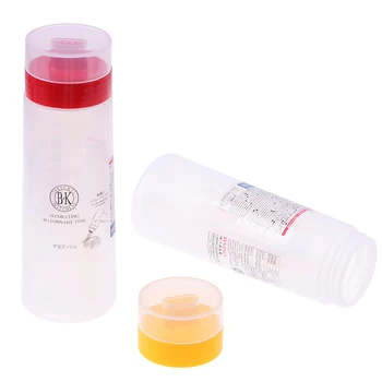 

300ml 4 Holes Sauce Bottle Safe Resin For Ketchup Jam Mayonnaise Olive Oil Squeeze Dispenser Cruet Kitchen Accessories Tools