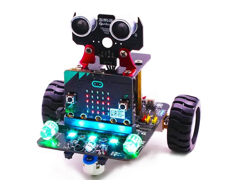 Умный робот-автомобиль Micro:bit с ИК и приложением для V2/V1.5 | Канцтовары офиса дома