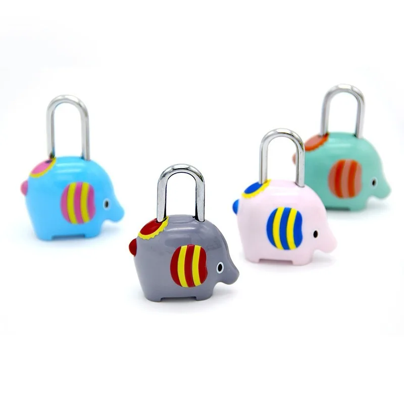 

Mini Padlock Cartoon Cabinet Lock Luggage Lock Box Lock Small Keyed Padlock
