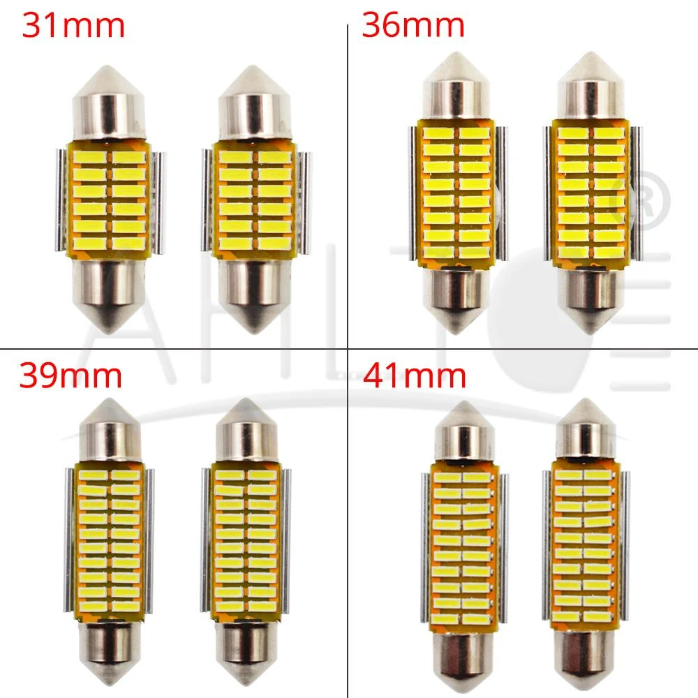 4014 SMD Автомобильные светодиодные s 31 мм 36 39 41 C5W C10W белые купольные фестоны