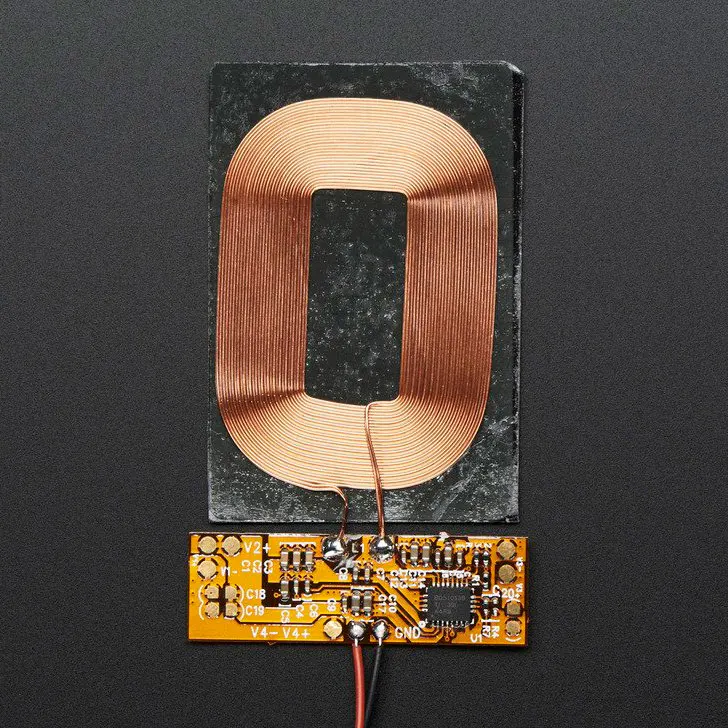 

Qi BQ51013B Wireless Charging Modification of DIY Coil Lithium Battery Receiving Power Supply