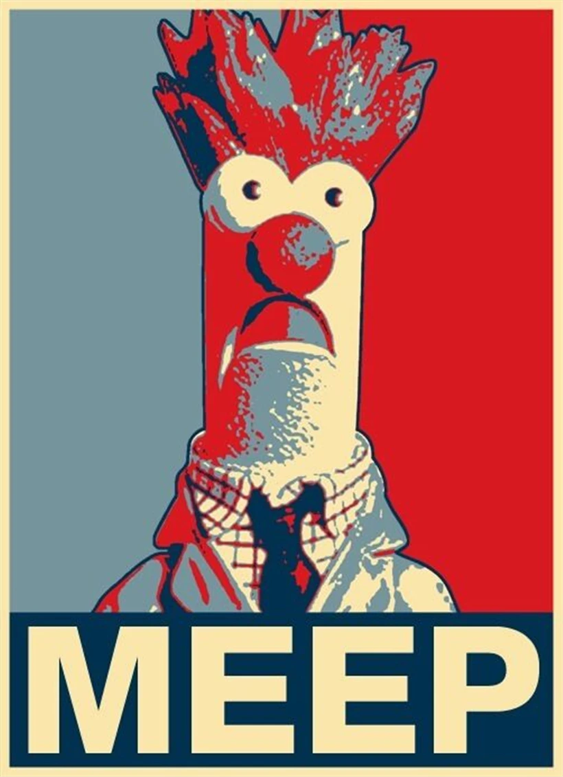 Men'S T-Shirt Beaker Meep Poster Ideal Birthday Gift Or Present High Quality Casual Printing Tee Shirt | Мужская одежда