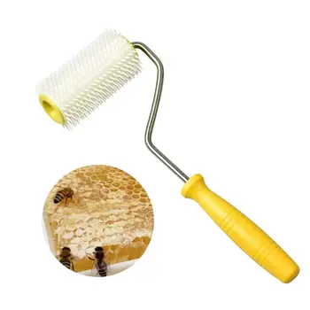 

Plastic Bee Honey Extracting Collector Uncapping Needle Roller Beekeeping Tools 425D