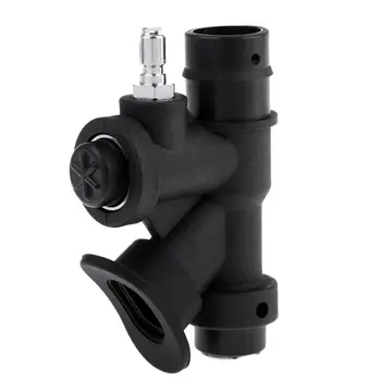 

Scuba Diving Universal Bcd Power Inflator With 45 Degree Angled Mouthpiece For Standard 1 Inch Hose, K-Shaped Valve Relief Valve