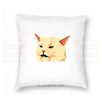 

Smudge Lord Funny Confused Cat Meme Confused Concise Vintage Mens Pillow case Women Men