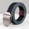 Hot sale 3.8cm male automatic buckle canvas belt young students wild woven pants belt canvas belt ► Photo 1/5