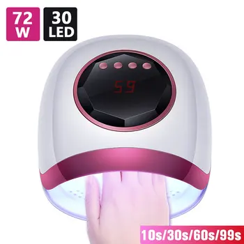 

72/36W Lamps For Varnish Drying Nail Gel Polish For Nails UV Nail Dryer Lamp UV LED Profession Manicure UV Lamp