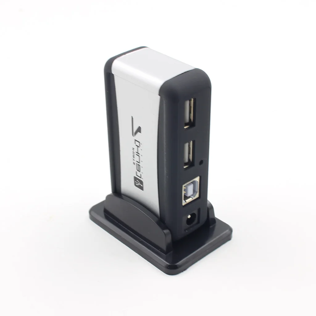 7 USB Ports High Speed Multihole USB High Speed 2.0 Hub With Power Adapter Converter For PC Laptop Webcam US Plug/EU Plug