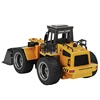 Huina 1532 Rc Truck Tractor 1:18 6Ch Alloy Shovel Remote Control Truck Engineering Bulldozer Model Toy Toys for Boys Kids Gift 5