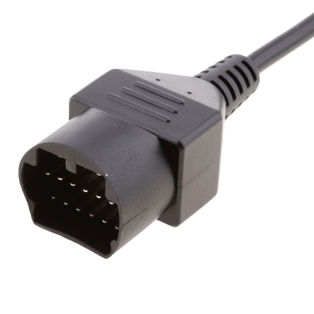 17 Pin OBD1 to 16Pin OBD2 OBDII Diagnostic Connector Adapter Cable for Mazda