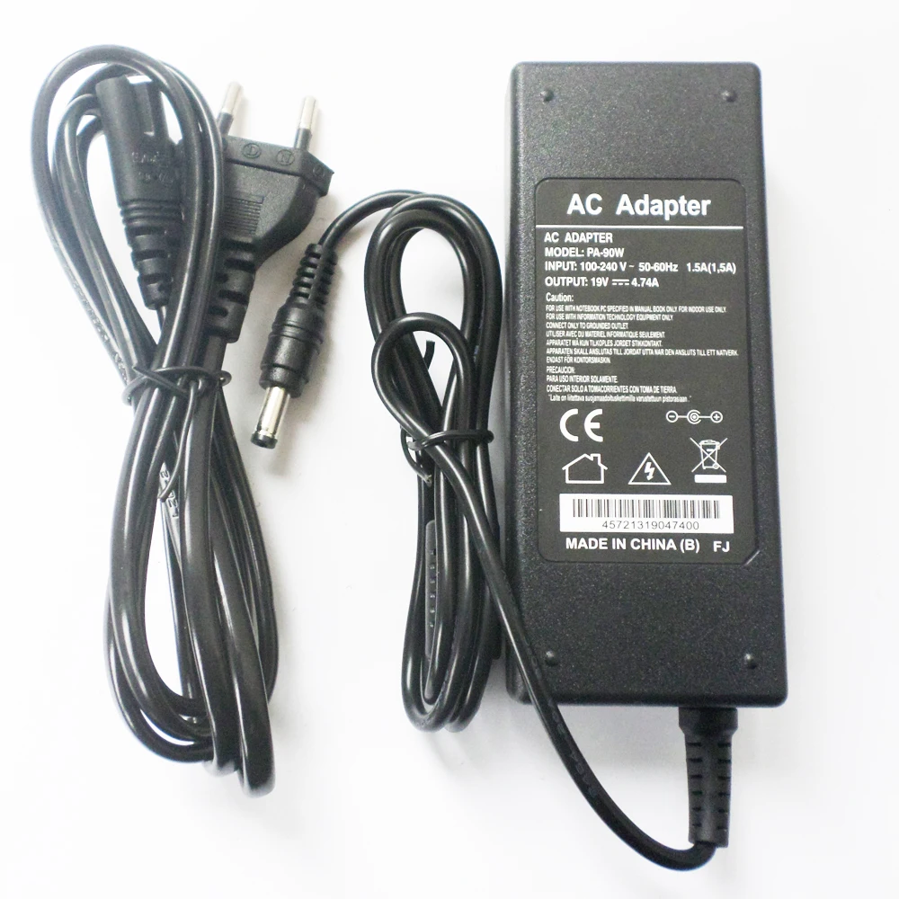 

New 19V 90W Laptop AC Adapter Battery Charger Power Supply Cord For Asus A53 A53Z A53S A53SD A53T U47A U57A ADP-90FB ADP-90CD DB