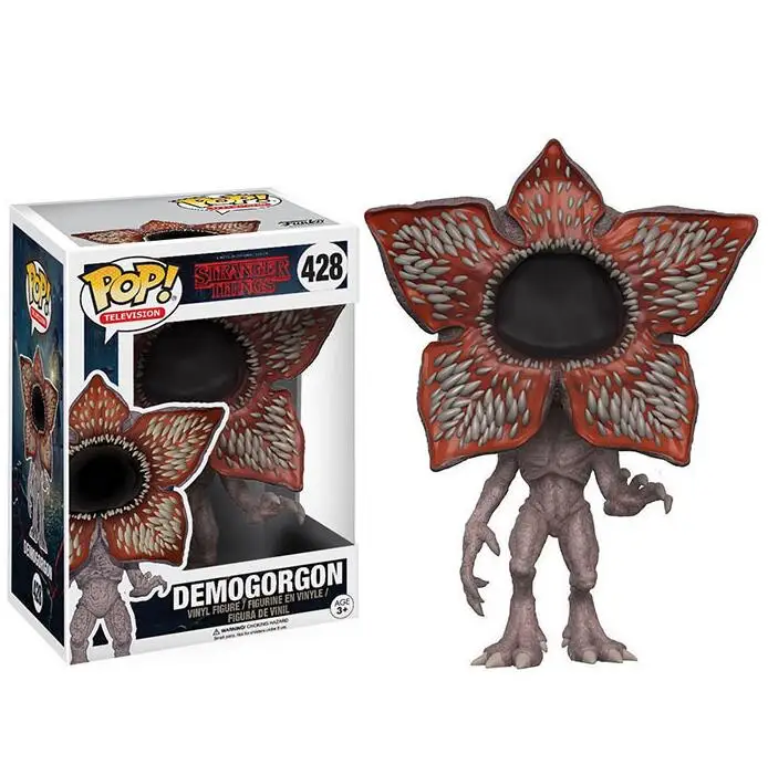 Funko POP аниме странные вещи DEMOGORGON ПВХ фильм фигурка мальчика игрушки для детей - Цвет: Box